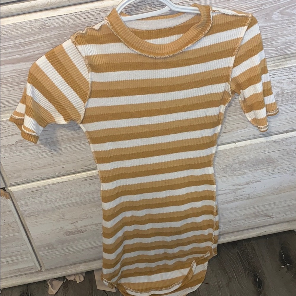 Selling cozy stripped dress